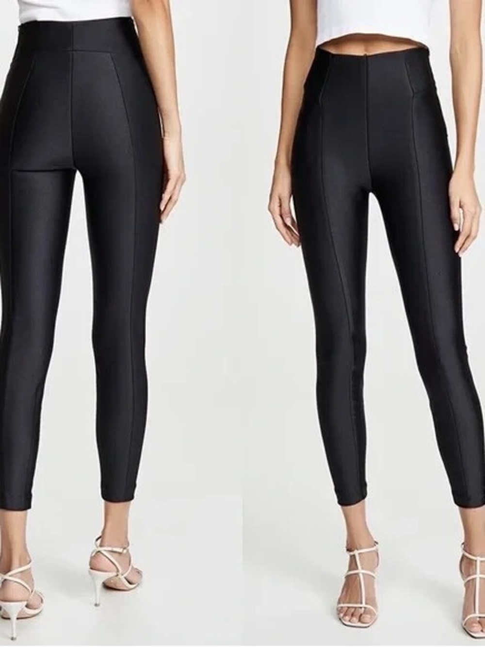 Good American high shine boss pants